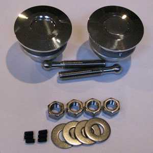 Quik-Latch Low Profile Button Kit Black