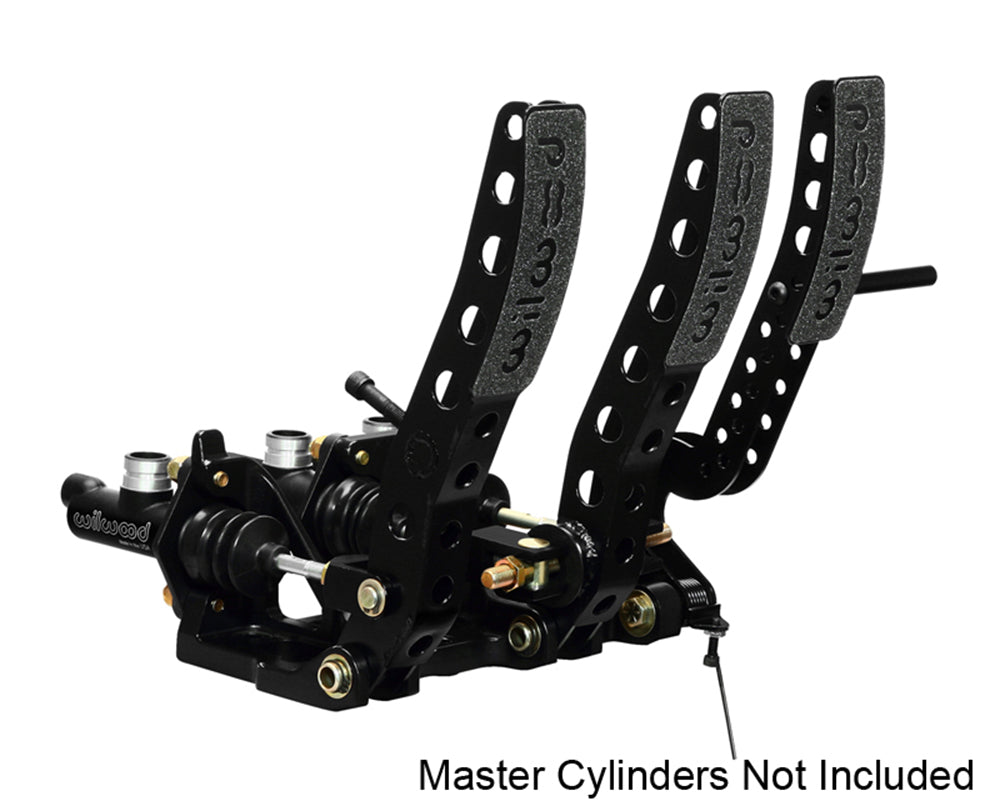 Wilwood Pedal Assembly, Floor Mount-Brake, Clutch & Throttle 340-12410