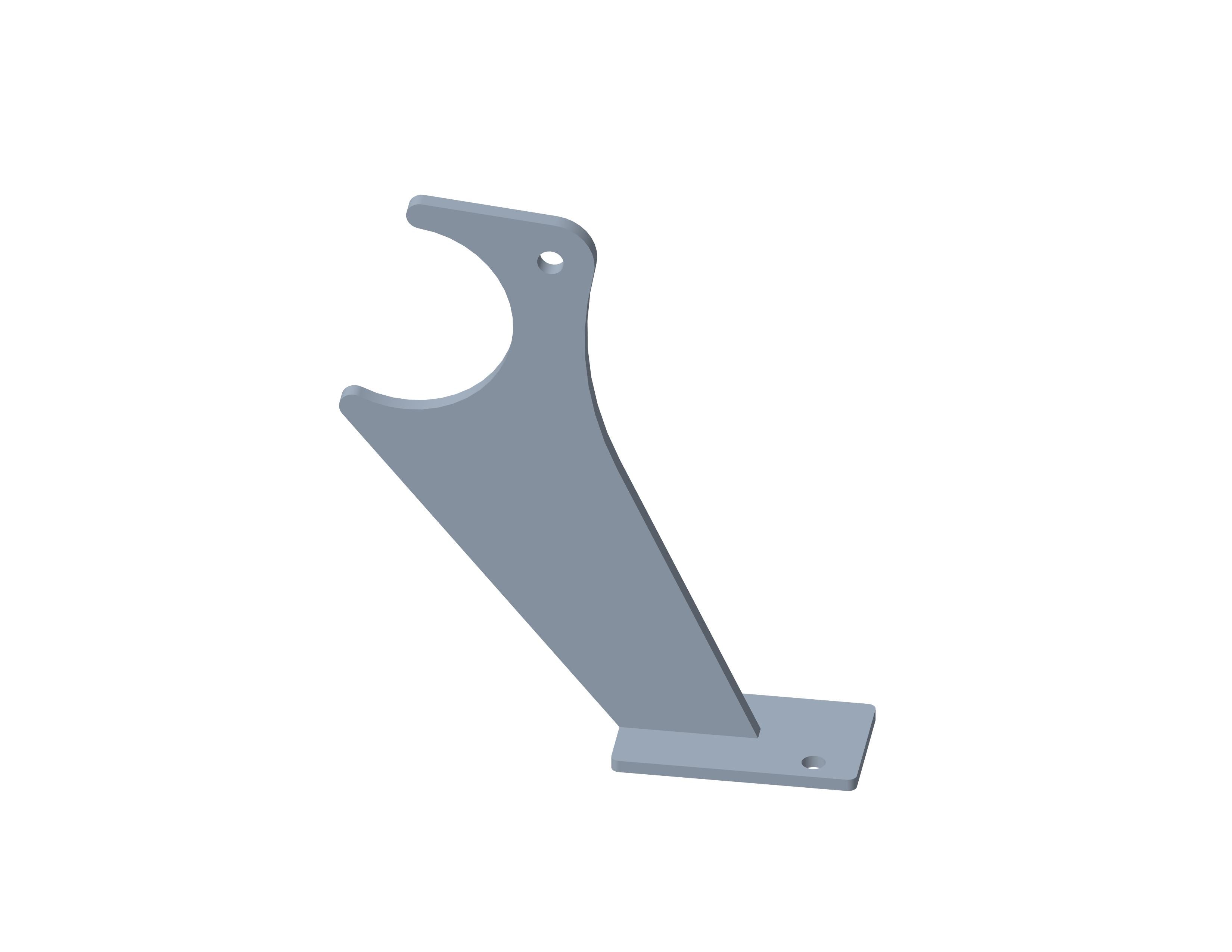 Wheelie Bar Housing Bracket Leaf Style for 3"  Axle Tube