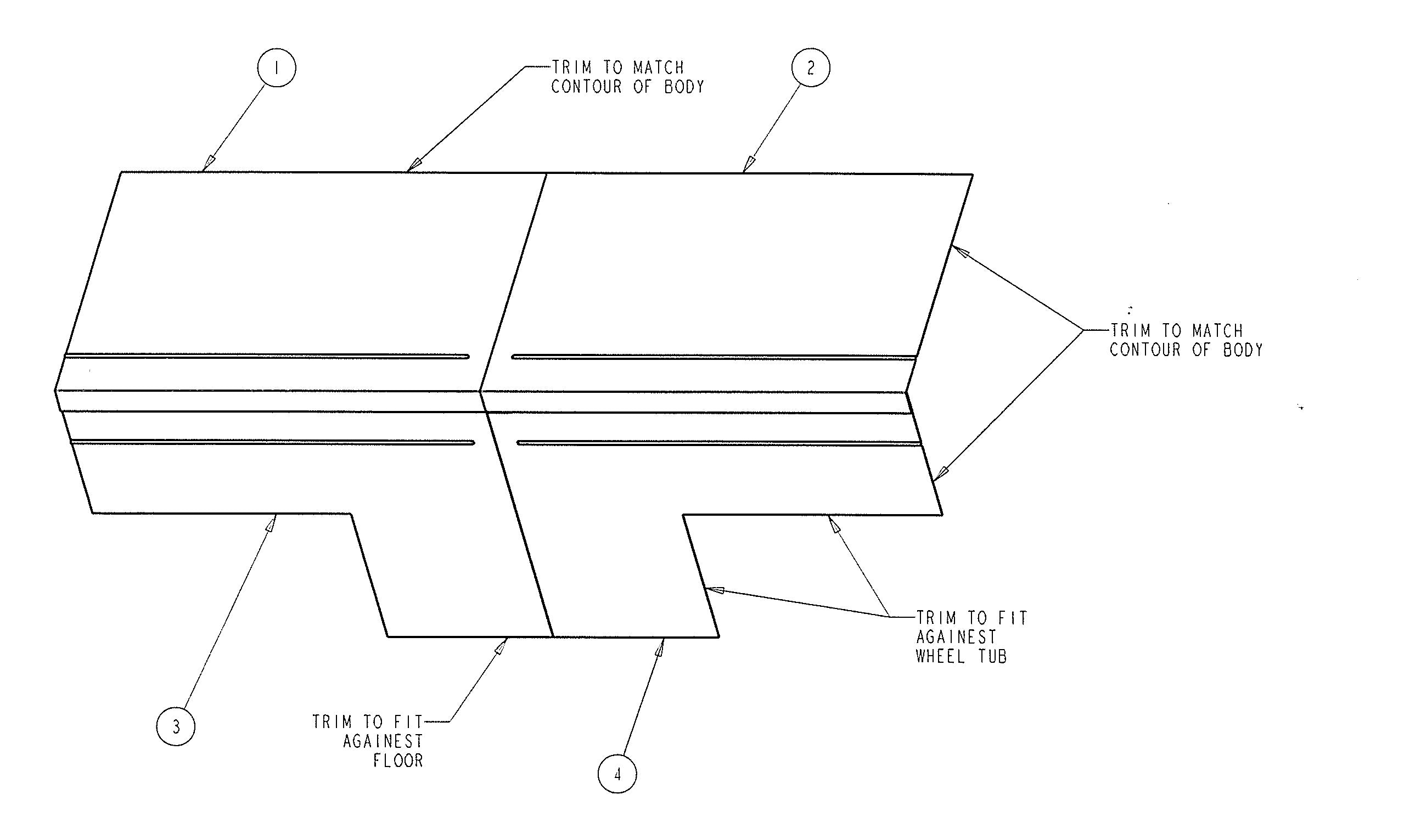 Aluminum Rear Firewall Kit for Door Cars