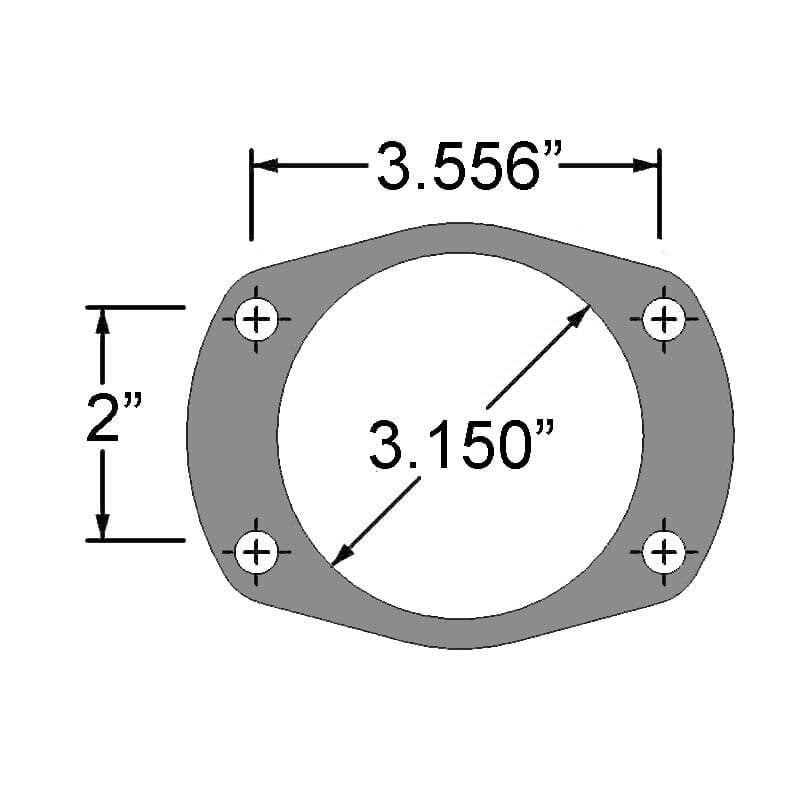 Strange Evolution Dynamic Drive Mount Dual Rear Brakes | For Late Big Ford / Torino Housing Ends | Evolution S Rotors, 4 Piston Billet Evolution 4 Calipers | With DRM-35 Metallic Pads