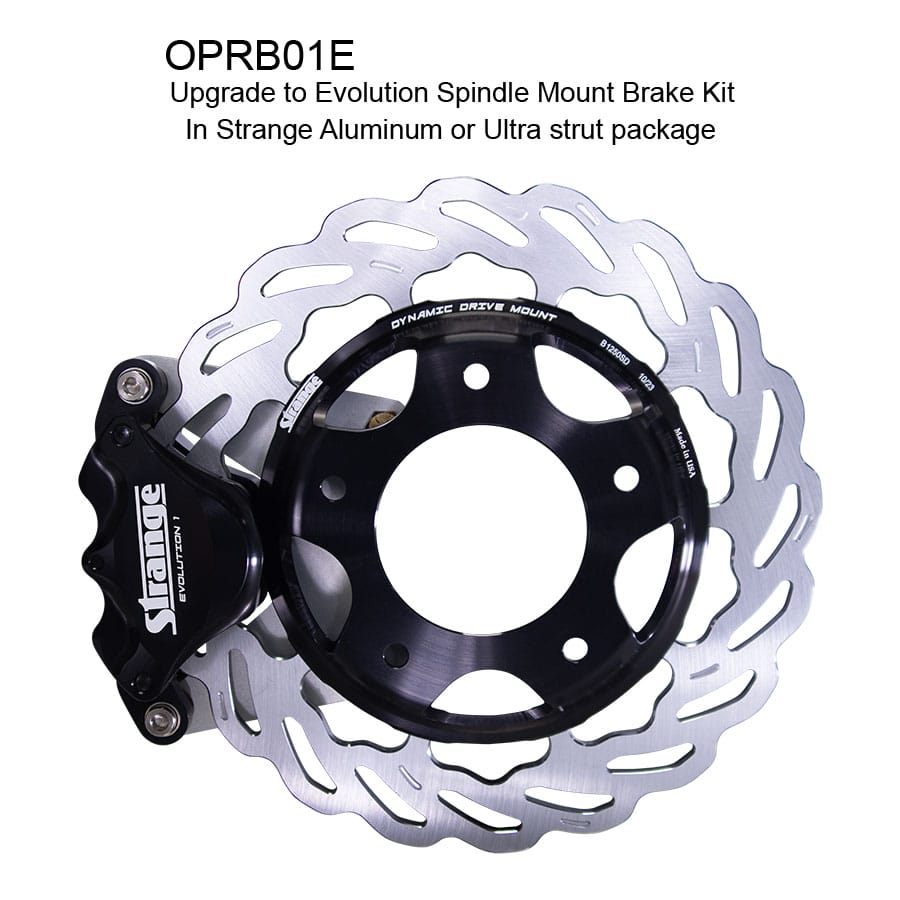 Upgrade To Evolution Spindle Mount Brake Kit | For Aluminum & Ultra Strut Packages | With Spindle Mount Brake Kit