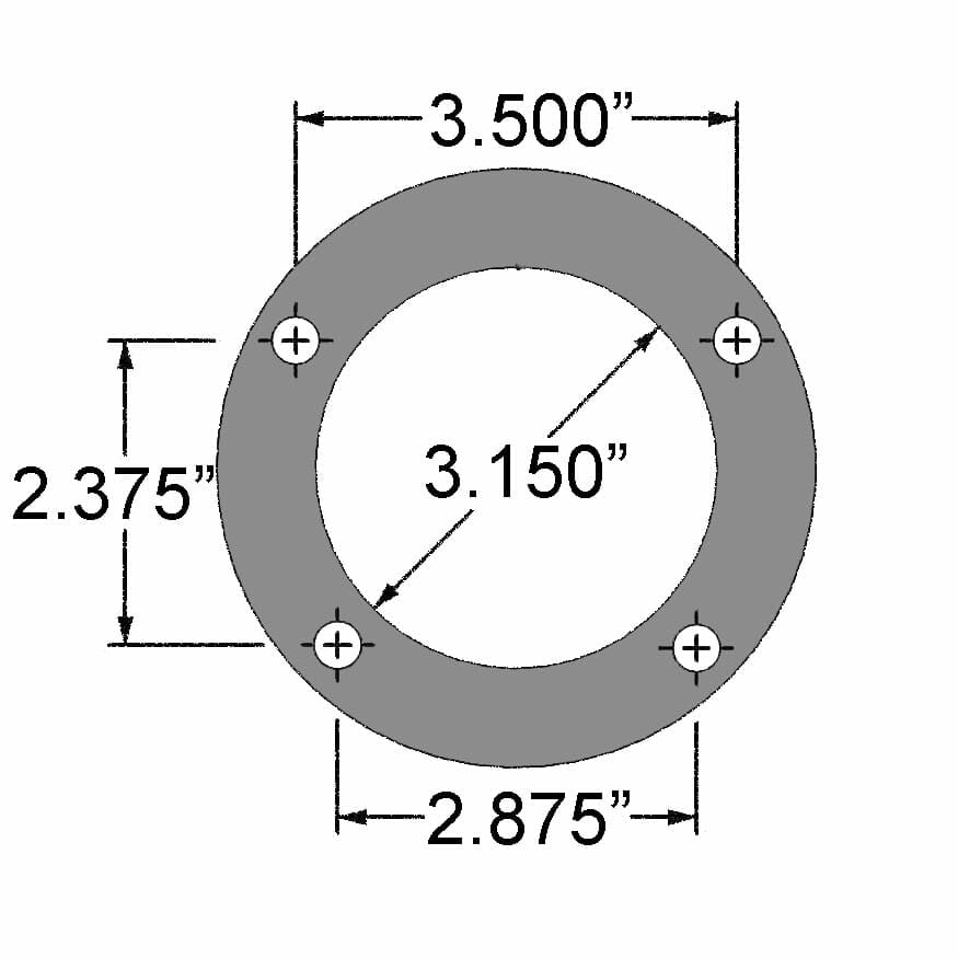 Strange Pro Series Rear Brake Kit | For 1957-1964 Oldsmobile Housing Ends | 1 Pc Rotors, 4 Piston Calipers & DTC-30 Semi Metallic Pads