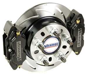 Dual Calipers, Early Big For Ends 2.33", Soft Pads #B1707WCD Strange Rear Brake Kit