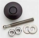 Replacement Quick Latch Black Mini Button 1.25" Diameter (Button Only, No Hardware)