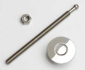 Quik-Latch Air Cleaner Button Kit  Polished